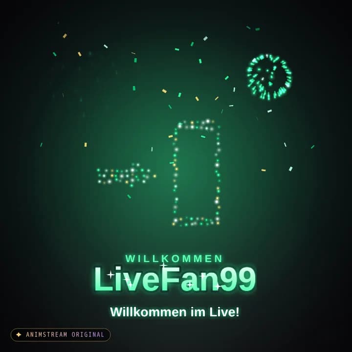 Willkommen Alert – Firework Show Smaragd