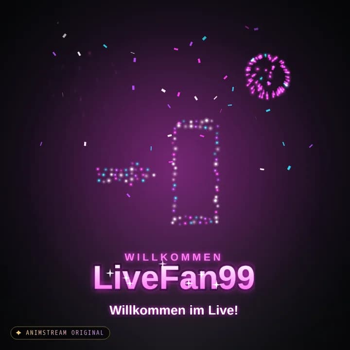 Willkommen Alert – Firework Show Neon