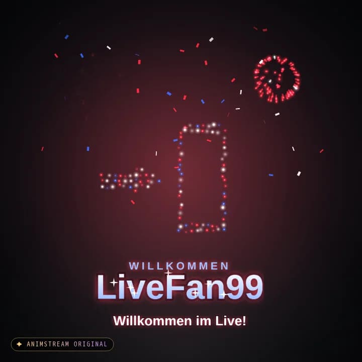 Willkommen Alert – Firework Show Rot-Weiß-Blau