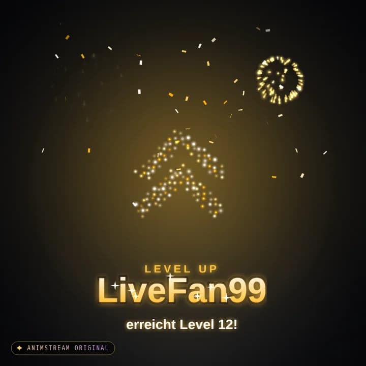 Level-Up Alert – Firework Show Gold