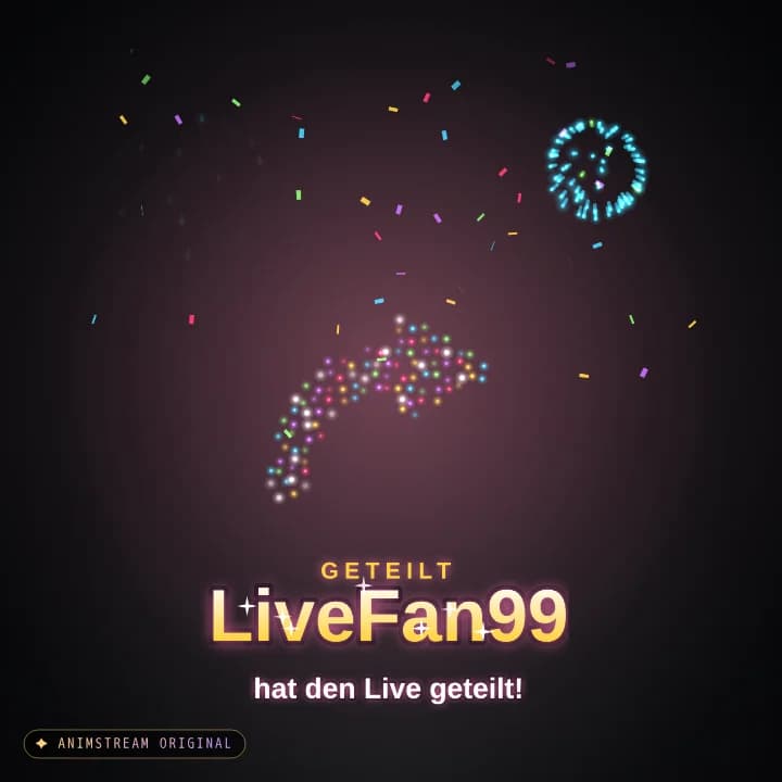 Live geteilt Alert – Firework Show Festival