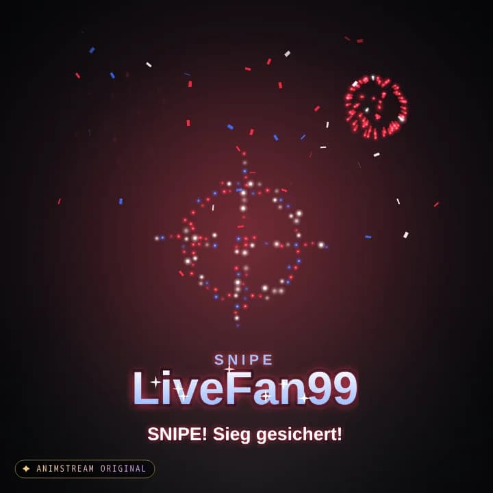 Snipe Alert – Firework Show Rot-Weiß-Blau