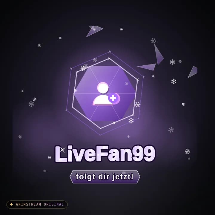 Neuer Follower Alert – Frost Shatter Amethyst