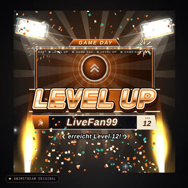 Level-Up Alert – Game Day Retro · Orange-Creme