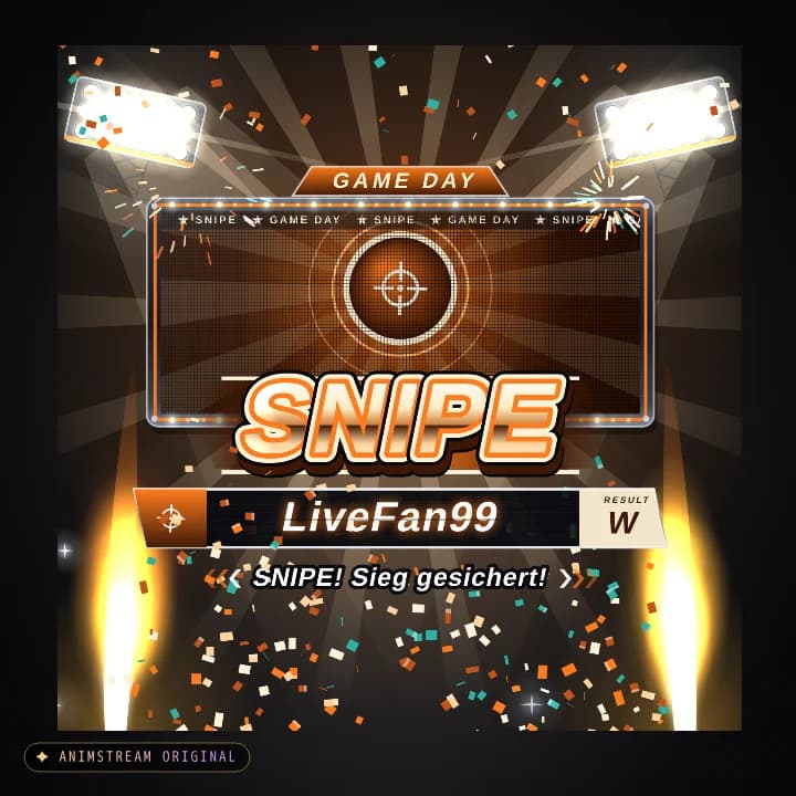 Snipe Alert – Game Day Retro · Orange-Creme