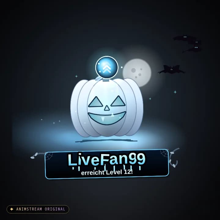 Level-Up Alert – Haunted Pumpkin Geisterblau