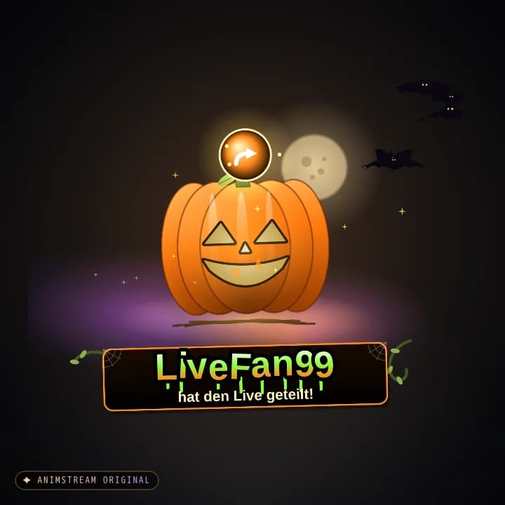 Live geteilt Alert – Haunted Pumpkin Kürbis