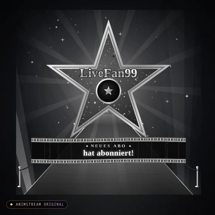 Abo Alert – Hollywood Premiere Noir · Schwarz-Weiß