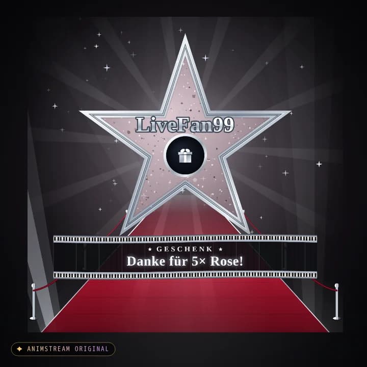 Geschenk-Danke Alert – Hollywood Premiere Platin