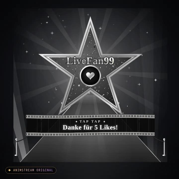 Like & Tap Tap Alert – Hollywood Premiere Noir · Schwarz-Weiß