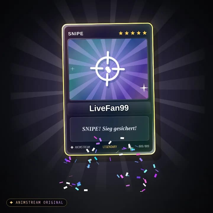 Snipe Alert – Holo Card Black Holo