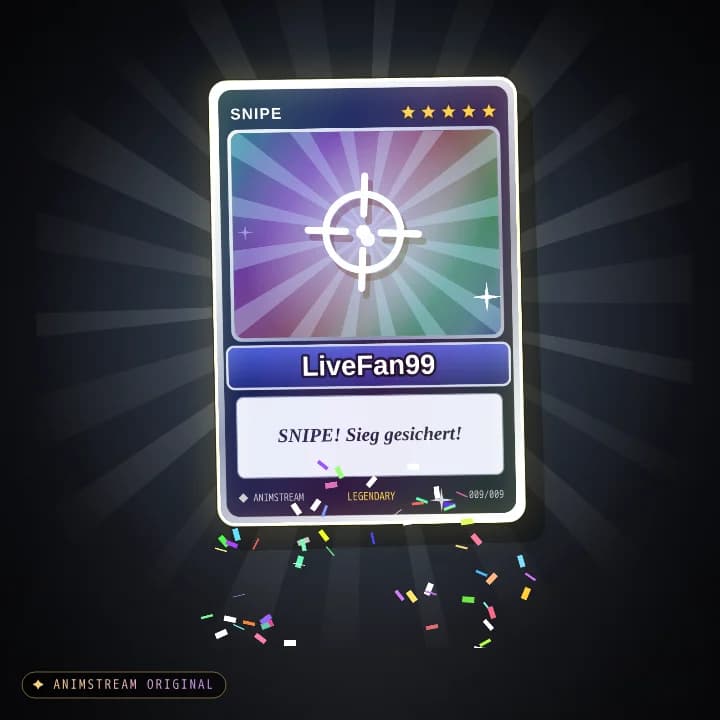 Snipe Alert – Holo Card Regenbogen