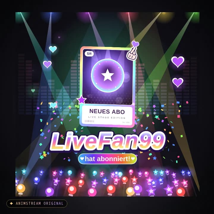Abo Alert – Idol Stage Holo · Regenbogen