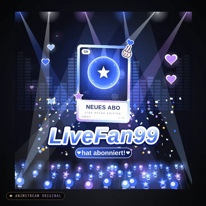 Abo Alert – Idol Stage Midnight · Blau