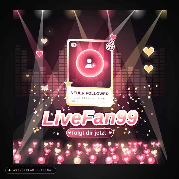Neuer Follower Alert – Idol Stage Rosé