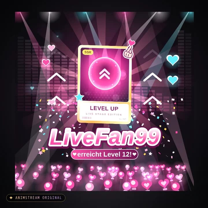 Level-Up Alert – Idol Stage Candy · Pink