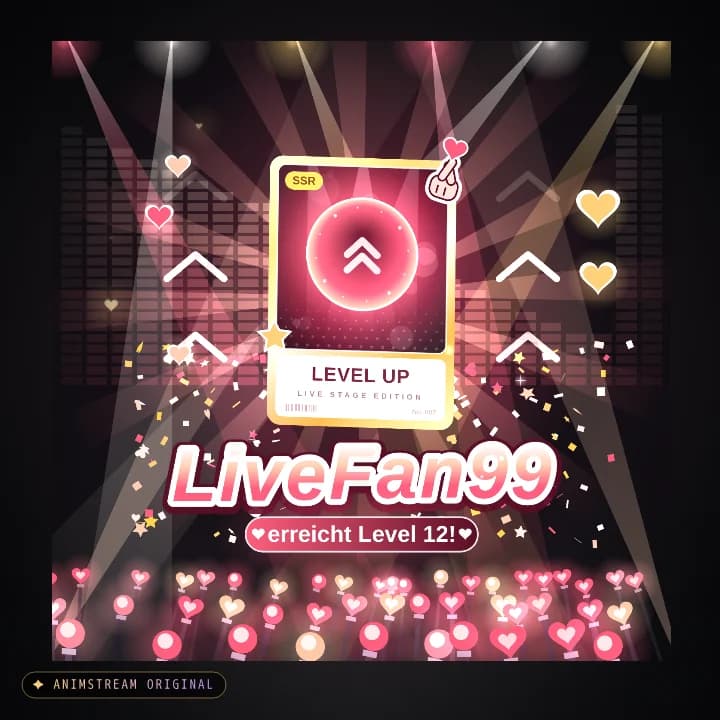 Level-Up Alert – Idol Stage Rosé