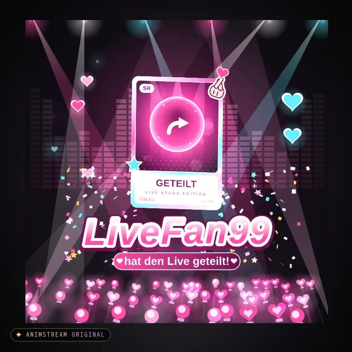 Live geteilt Alert – Idol Stage Candy · Pink