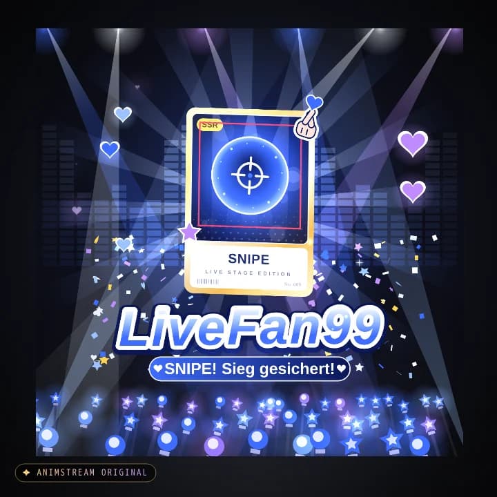 Snipe Alert – Idol Stage Midnight · Blau