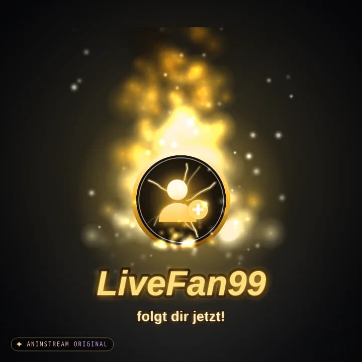Neuer Follower Alert – Inferno Goldfeuer