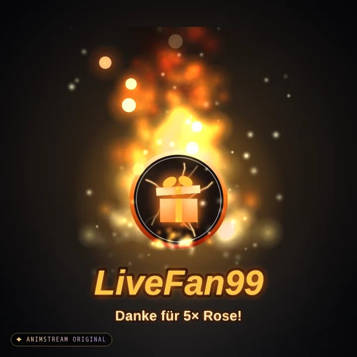 Geschenk-Danke Alert – Inferno Feuer