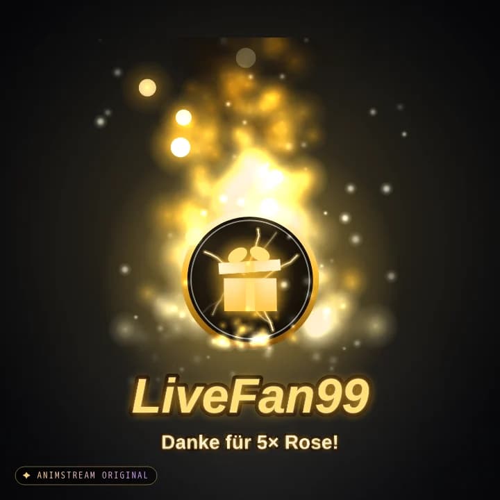 Geschenk-Danke Alert – Inferno Goldfeuer