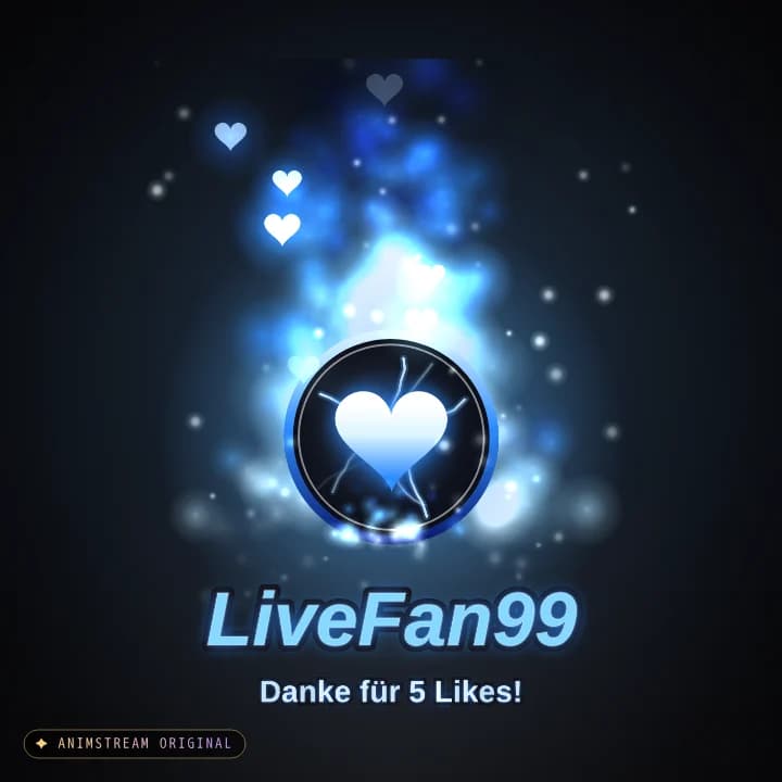 Like & Tap Tap Alert – Inferno Blaue Flamme