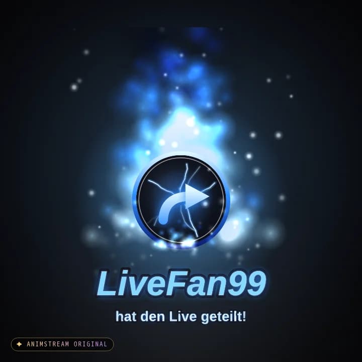 Live geteilt Alert – Inferno Blaue Flamme