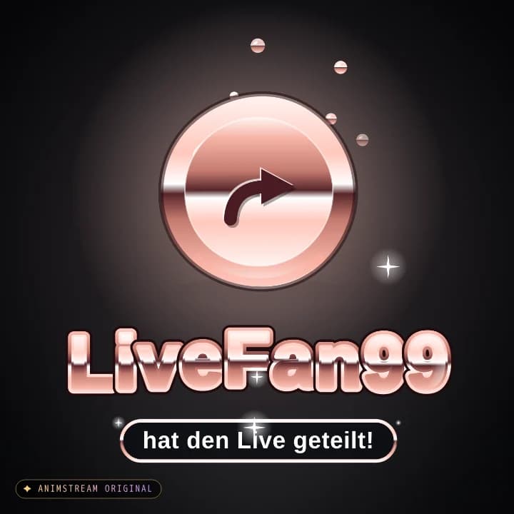 Live geteilt Alert – Liquid Chrome Roségold