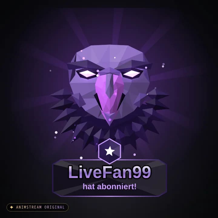 Abo Alert – Adler Schatten (Low-Poly Beasts)
