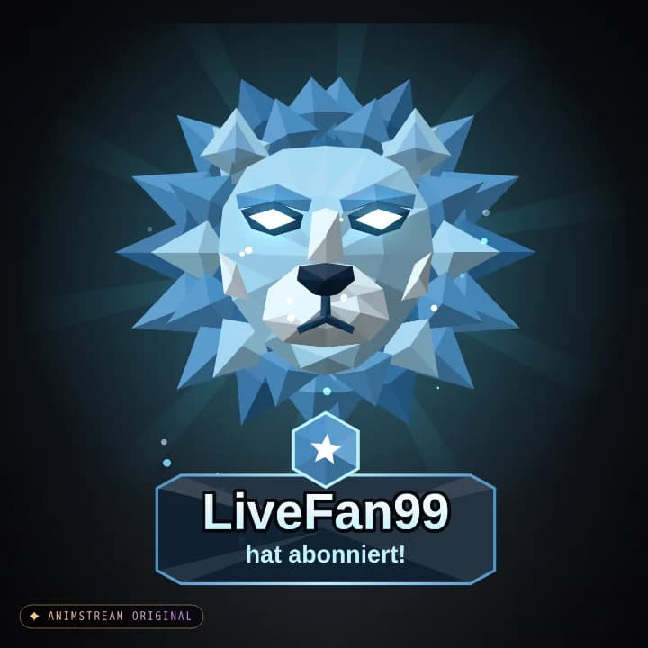 Abo Alert – Löwe Eis (Low-Poly Beasts)