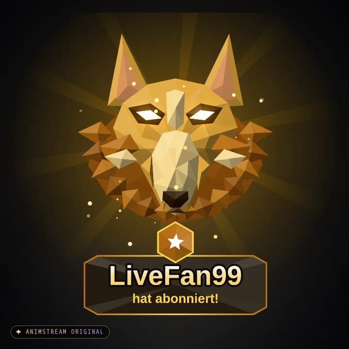 Abo Alert – Wolf Gold (Low-Poly Beasts)
