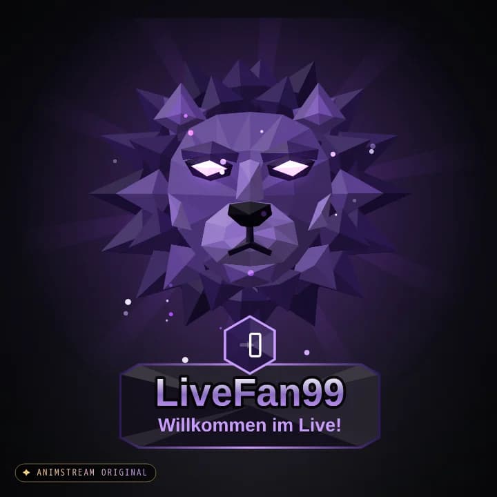 Willkommen Alert – Löwe Schatten (Low-Poly Beasts)
