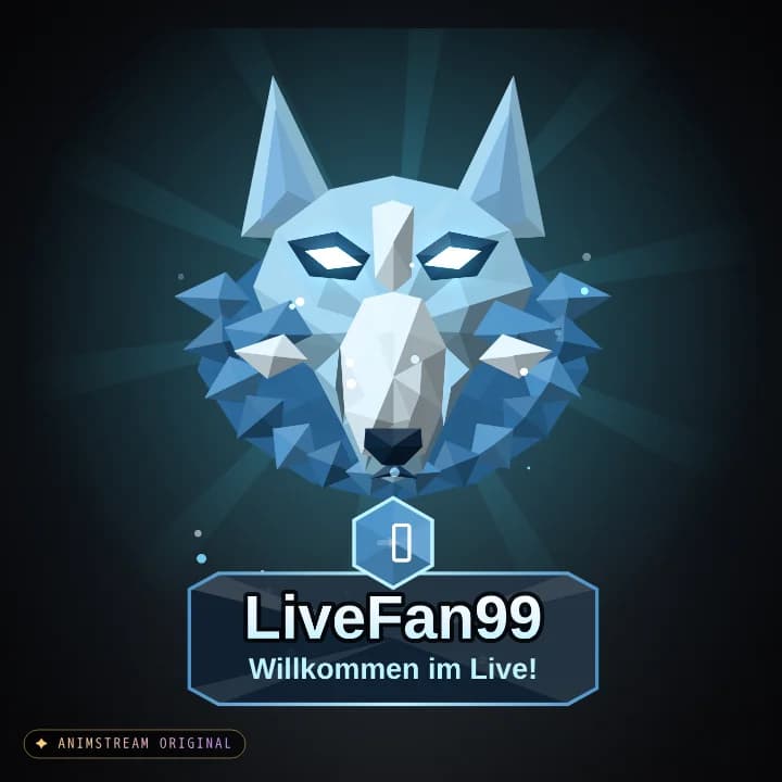 Willkommen Alert – Wolf Eis (Low-Poly Beasts)