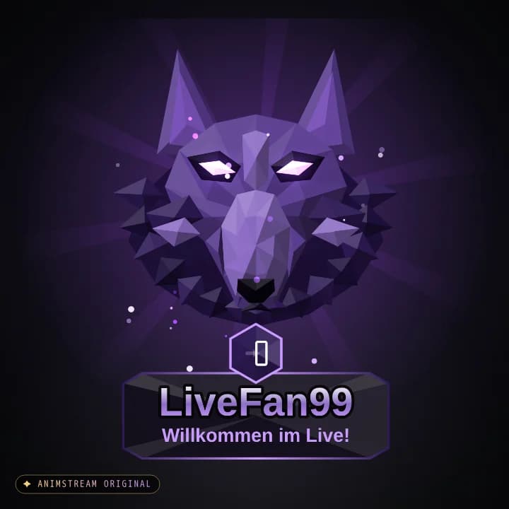 Willkommen Alert – Wolf Schatten (Low-Poly Beasts)