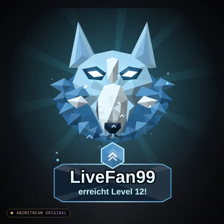 Level-Up Alert – Wolf Eis (Low-Poly Beasts)