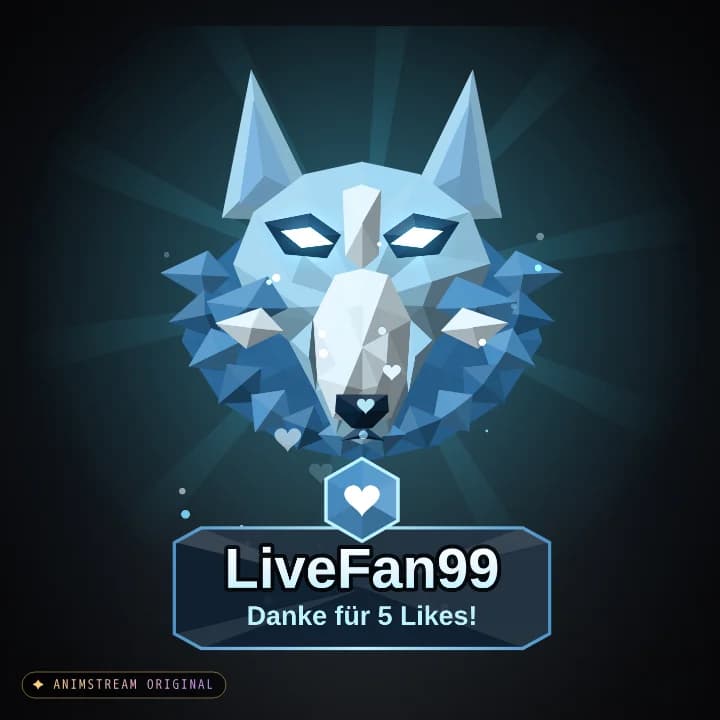 Like & Tap Tap Alert – Wolf Eis (Low-Poly Beasts)