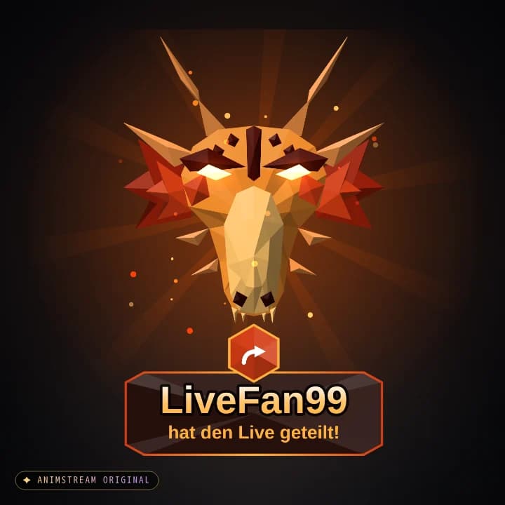 Live geteilt Alert – Drache Feuer (Low-Poly Beasts)
