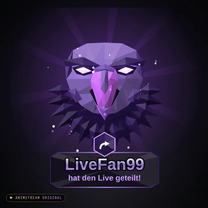 Live geteilt Alert – Adler Schatten (Low-Poly Beasts)