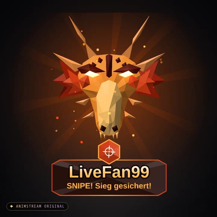 Snipe Alert – Drache Feuer (Low-Poly Beasts)