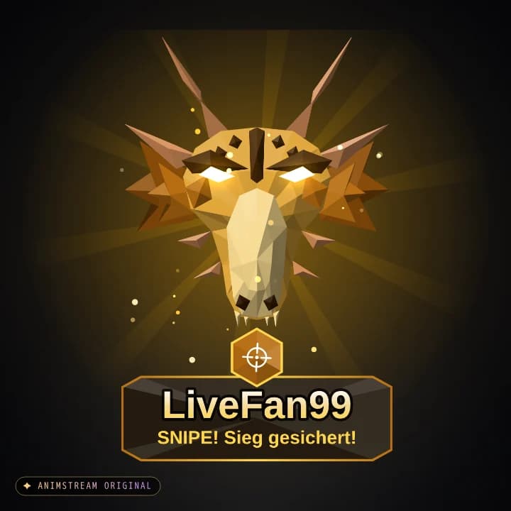 Snipe Alert – Drache Gold (Low-Poly Beasts)