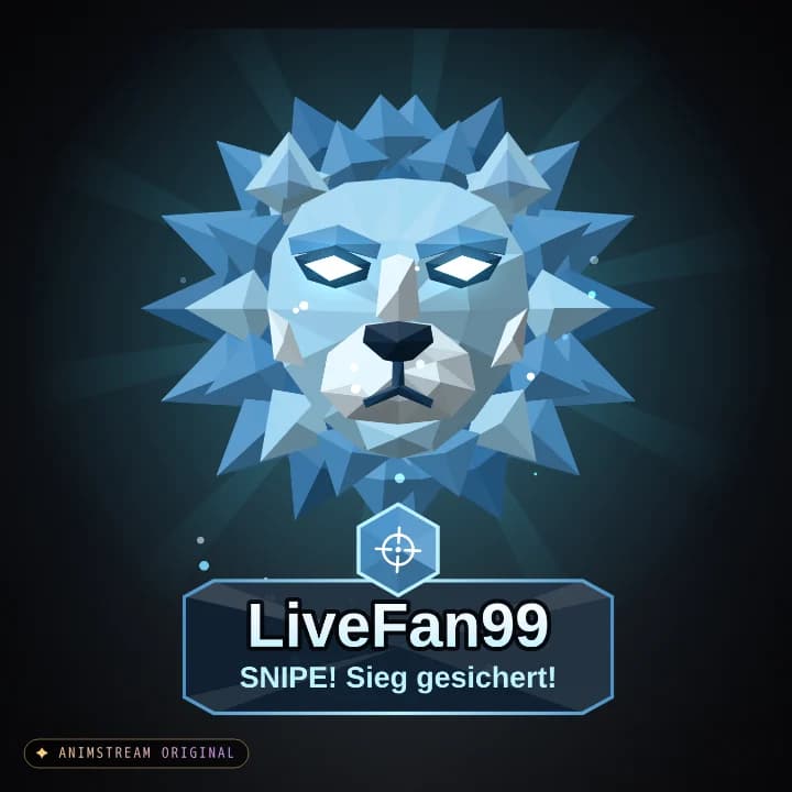 Snipe Alert – Löwe Eis (Low-Poly Beasts)