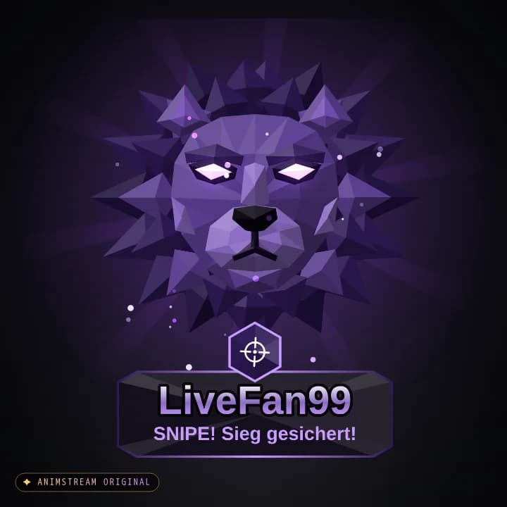 Snipe Alert – Löwe Schatten (Low-Poly Beasts)