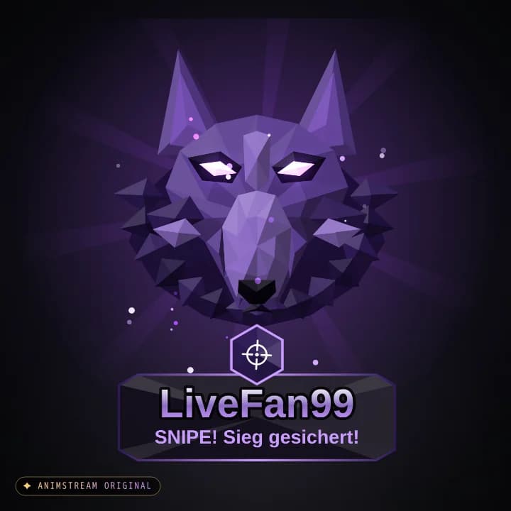 Snipe Alert – Wolf Schatten (Low-Poly Beasts)