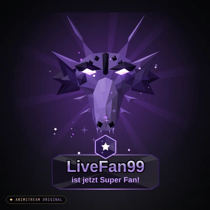 Super Fan Alert – Drache Schatten (Low-Poly Beasts)