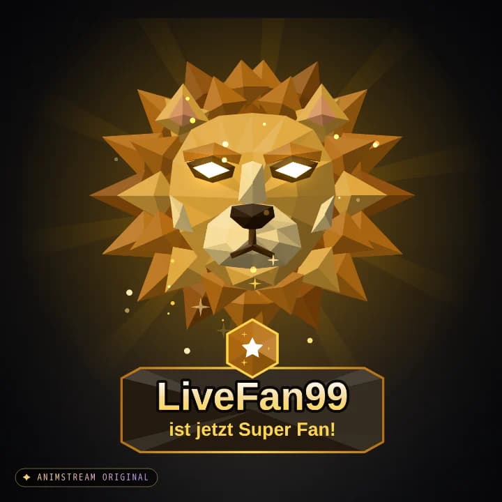 Super Fan Alert – Löwe Gold (Low-Poly Beasts)