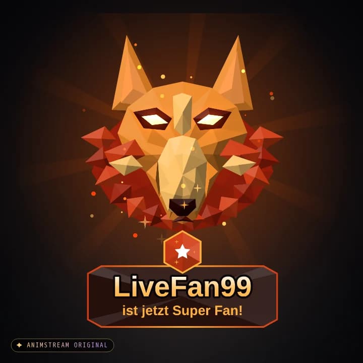 Super Fan Alert – Wolf Feuer (Low-Poly Beasts)
