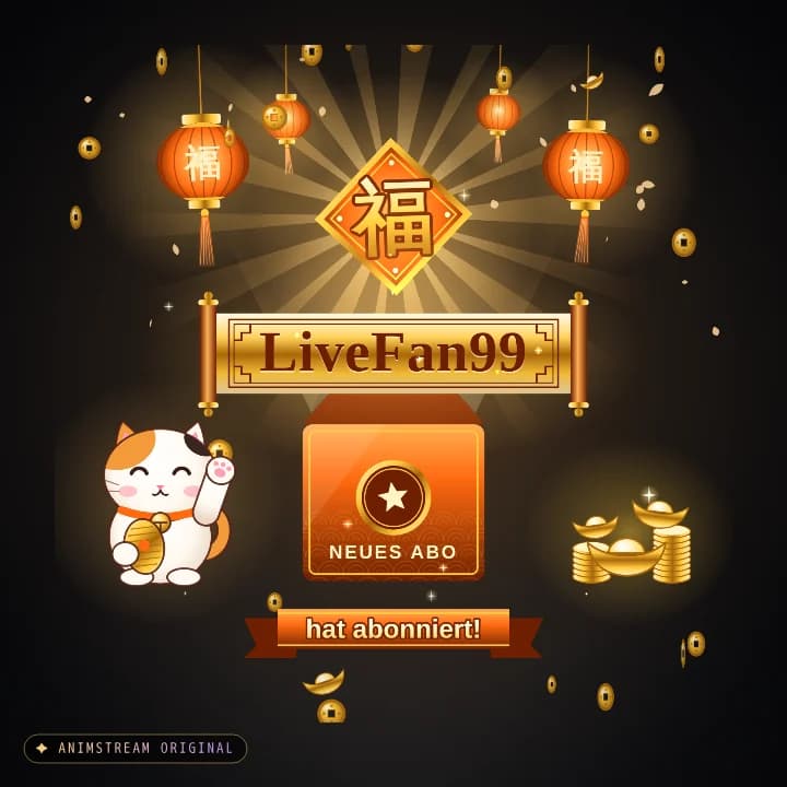 Abo Alert – Lucky Fortune Laterne · Orange