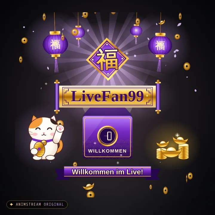 Willkommen Alert – Lucky Fortune Imperial · Lila-Gold