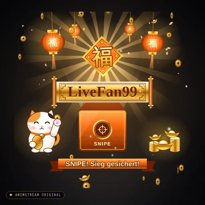 Snipe Alert – Lucky Fortune Laterne · Orange